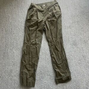 Nicobar Army Green cotton pants size small